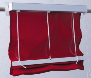 Raff-Vorhang-Garnitur Technik, ohne Stoff, 100cm