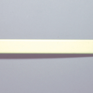 Vitragenflachband 1674 / 12x2mm | Aluminium weiß - 500cm