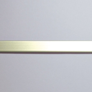 Vitragenflachband 1665 / 12x2,5mm | Aluminium eloxiert - 500cm 
