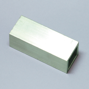 Vierkantstützprofil, | Aluminium silber eloxiert