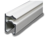 Vorhangschiene 1-läufig | Aluminium weiß - 640cm